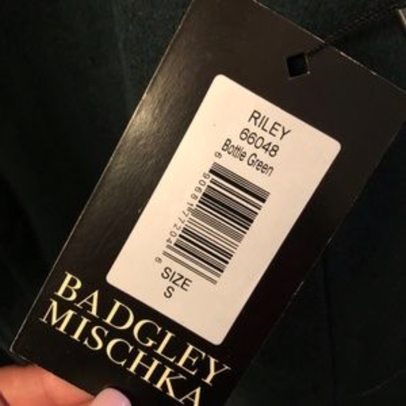 BADGLEY MISCHKA Wool Blend Tie Waist Coat - NWT - Picture 4 of 4